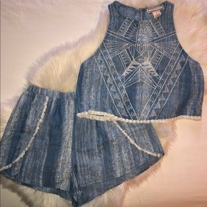 Matching tank and short set